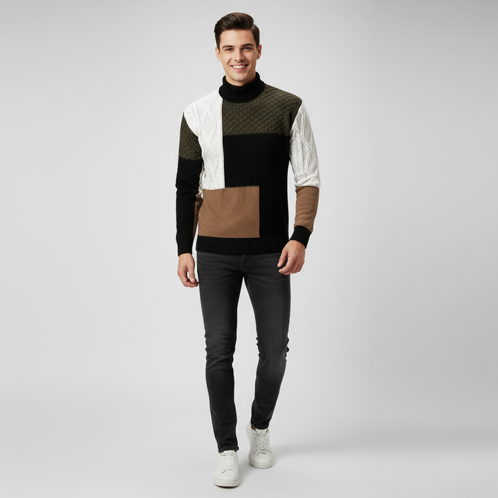Patrick | Men's Patchwork Sweater