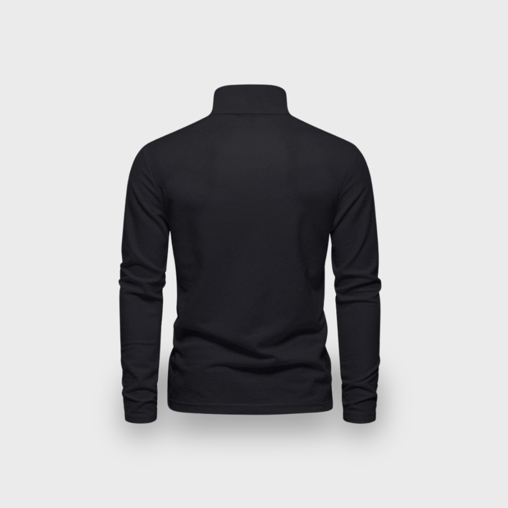 Lex & Baron | Men's Long Sleeve Polo Shirt - Smart Casual Everyday Top