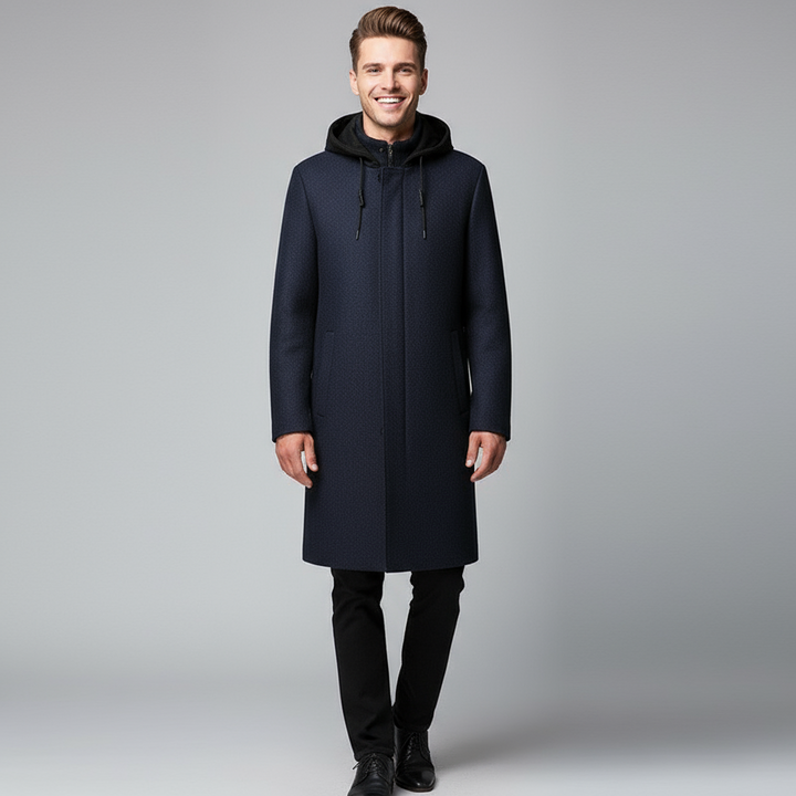 Kyle | Wool Hooded Winter Coat