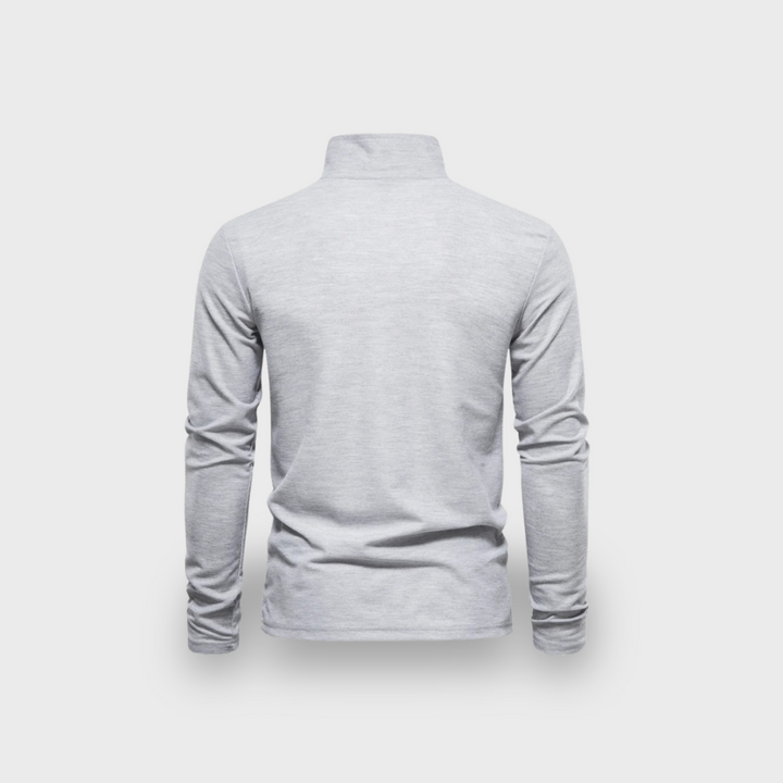Lex & Baron | Men's Long Sleeve Polo Shirt - Smart Casual Everyday Top