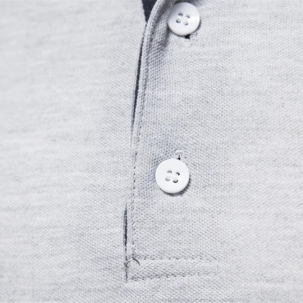 Lex & Baron | Men's Long Sleeve Polo Shirt - Smart Casual Everyday Top