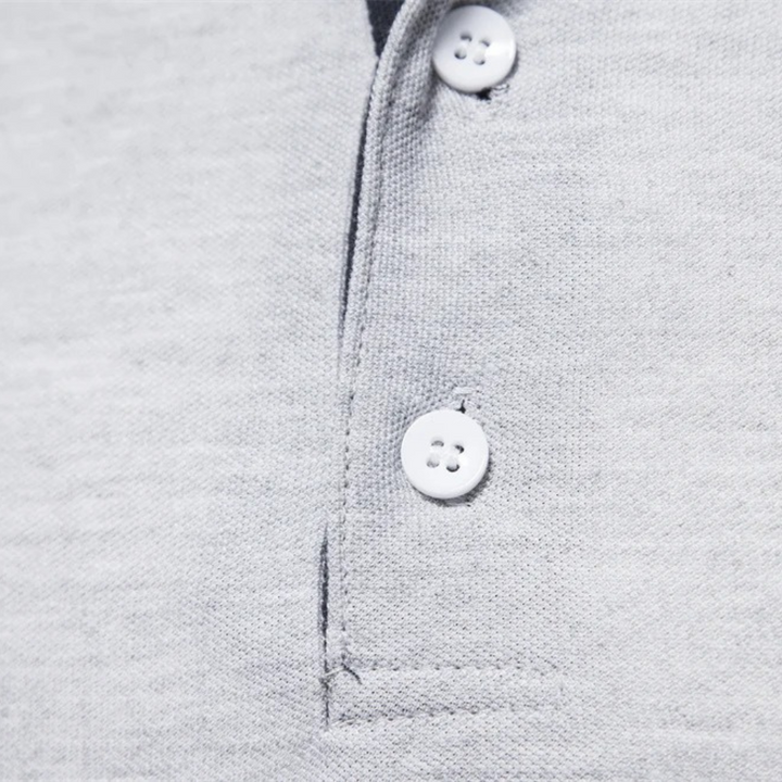 Lex & Baron | Men's Long Sleeve Polo Shirt - Smart Casual Everyday Top