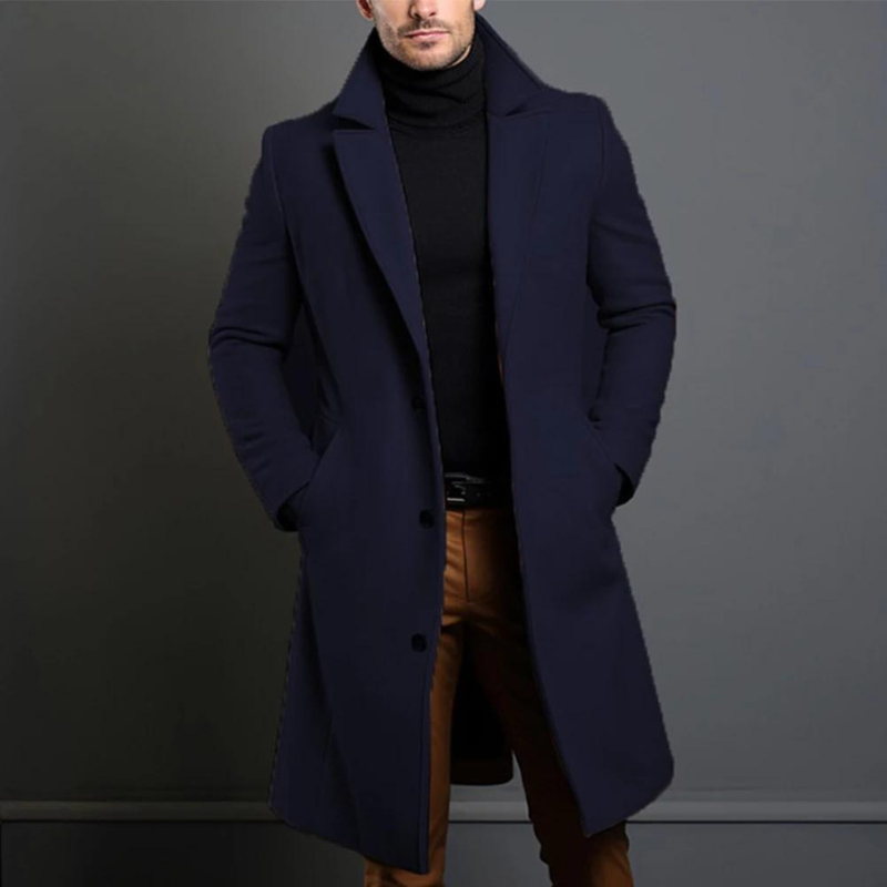High-Quality Wool Coat for Men