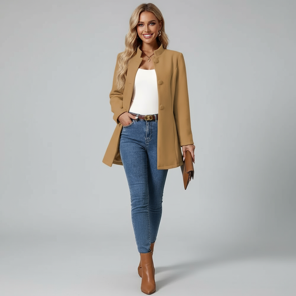 Sofia | Elegant Winter Coat with Buttons