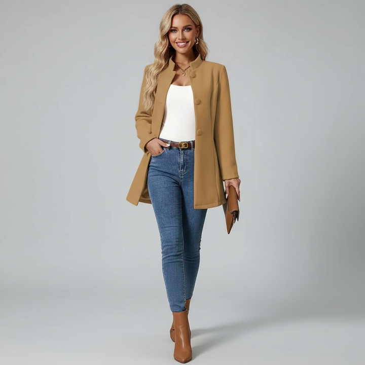 Sofia | Elegant Winter Coat with Buttons