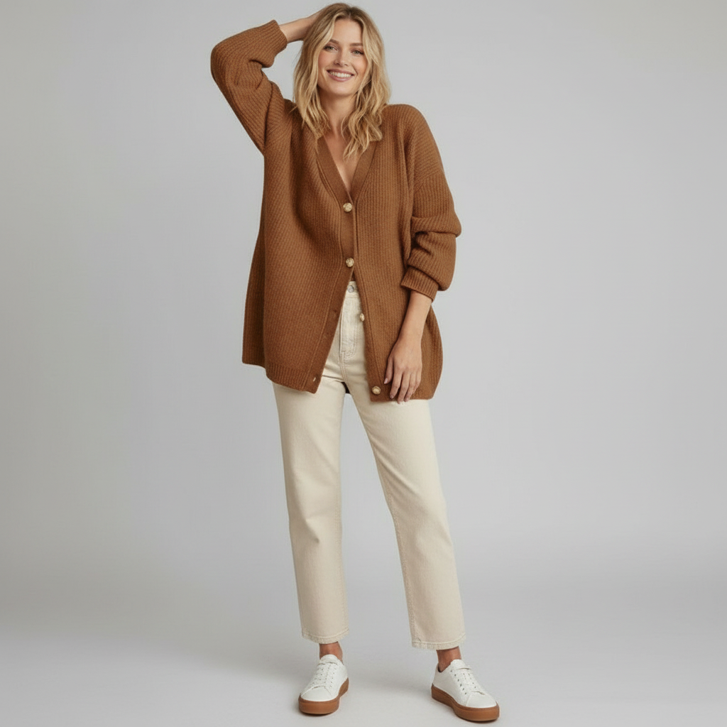 Margareth | Stylish Cashmere Cardigan