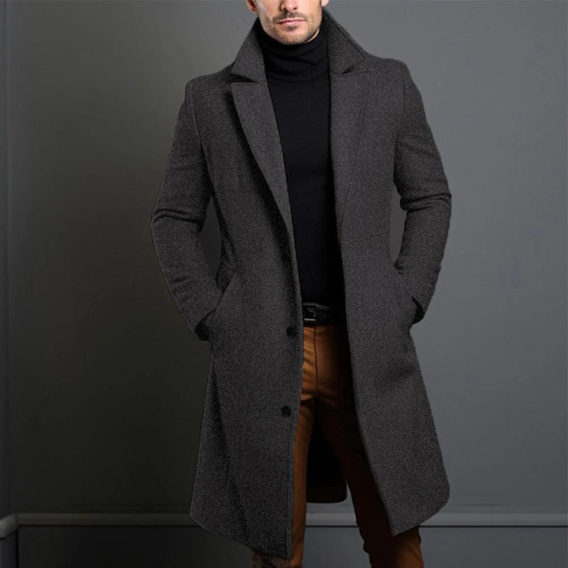 High-Quality Wool Coat for Men