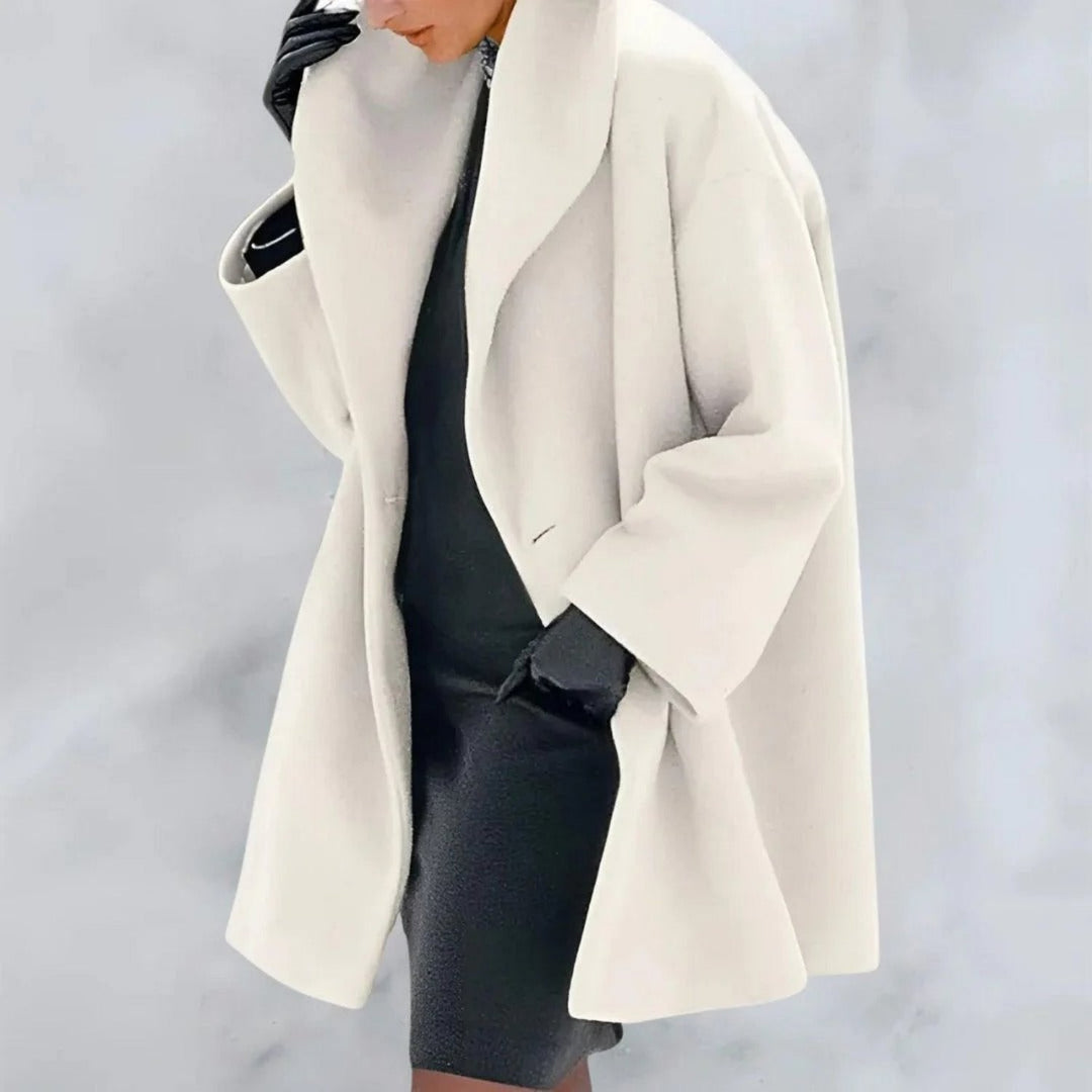Women's Winter Wool Blend Hooded Coat