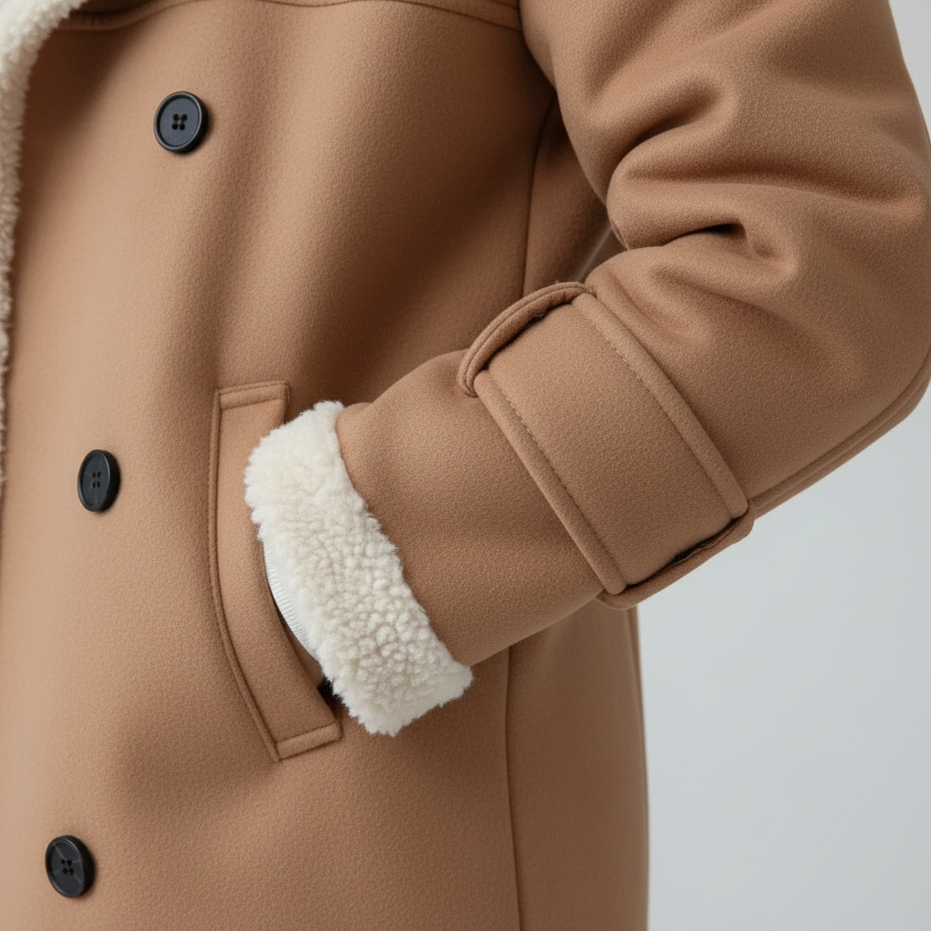 Luna | Classic Long Fleece-Lined Winter Coat