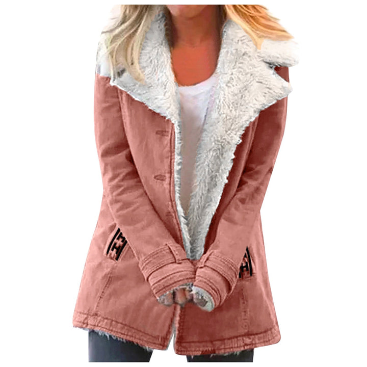 "Elevieve Norey" Faux shearling-lined parka coat