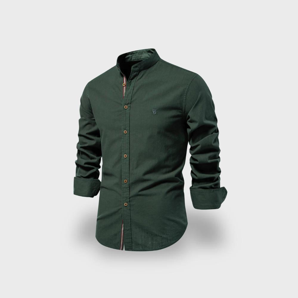 Lex & Baron | Men's Collar Shirt - Long Sleeve Slim Fit