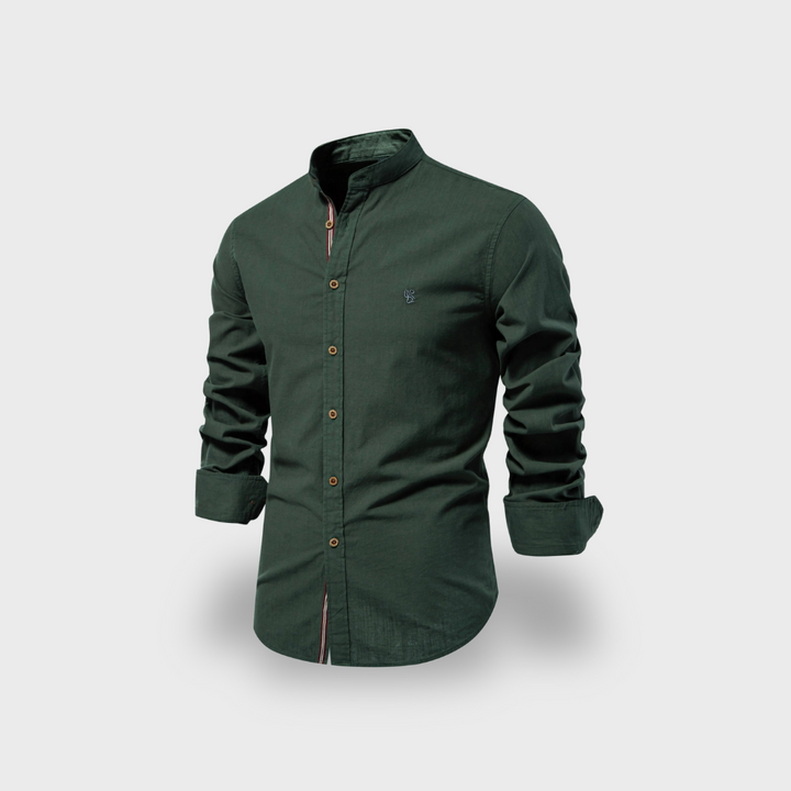 Lex & Baron | Men's Collar Shirt - Long Sleeve Slim Fit