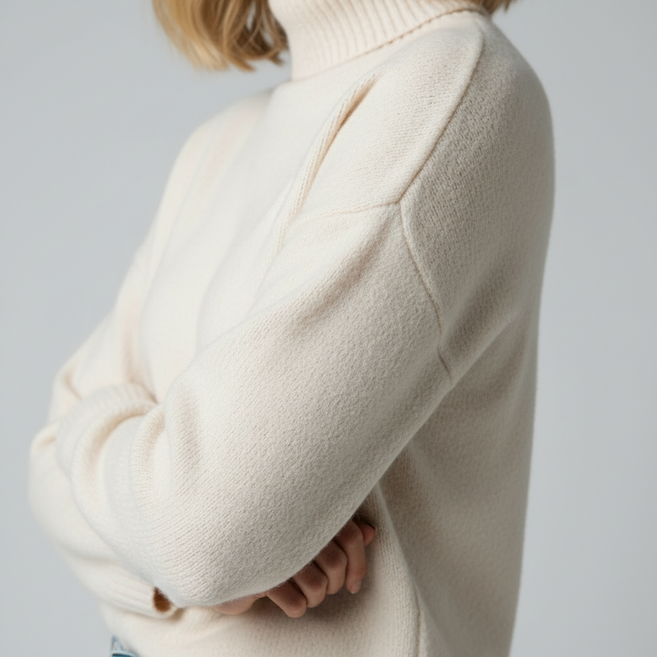 Chloe | Women's Cashmere Turtleneck Sweater