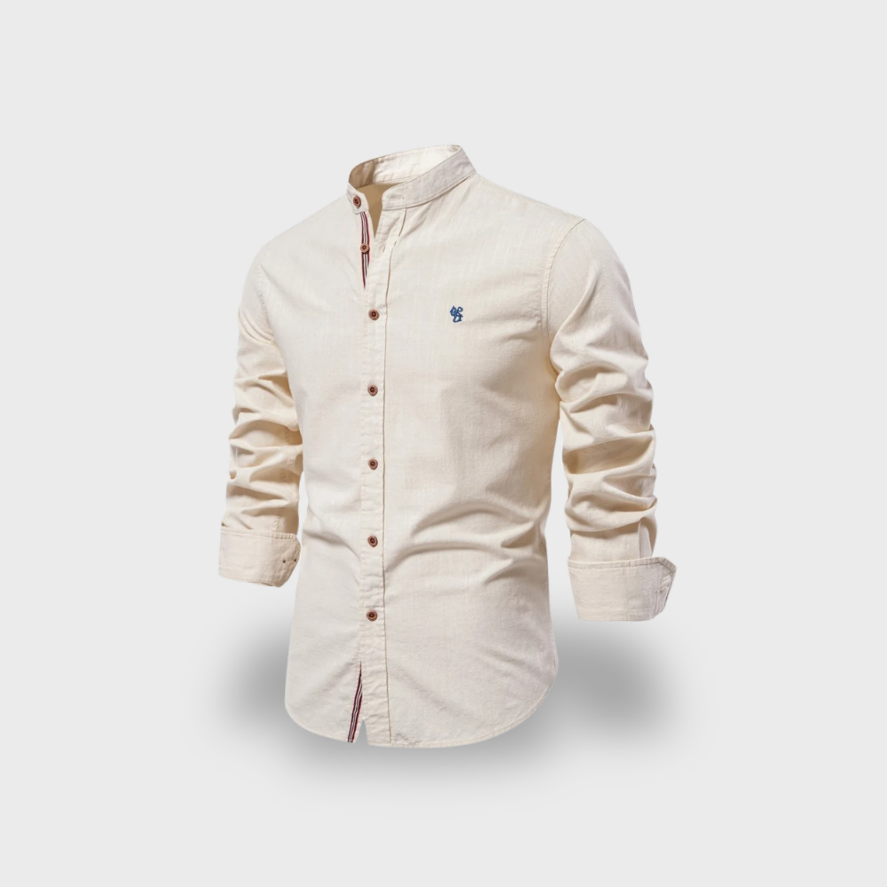 Lex & Baron | Men's Collar Shirt - Long Sleeve Slim Fit