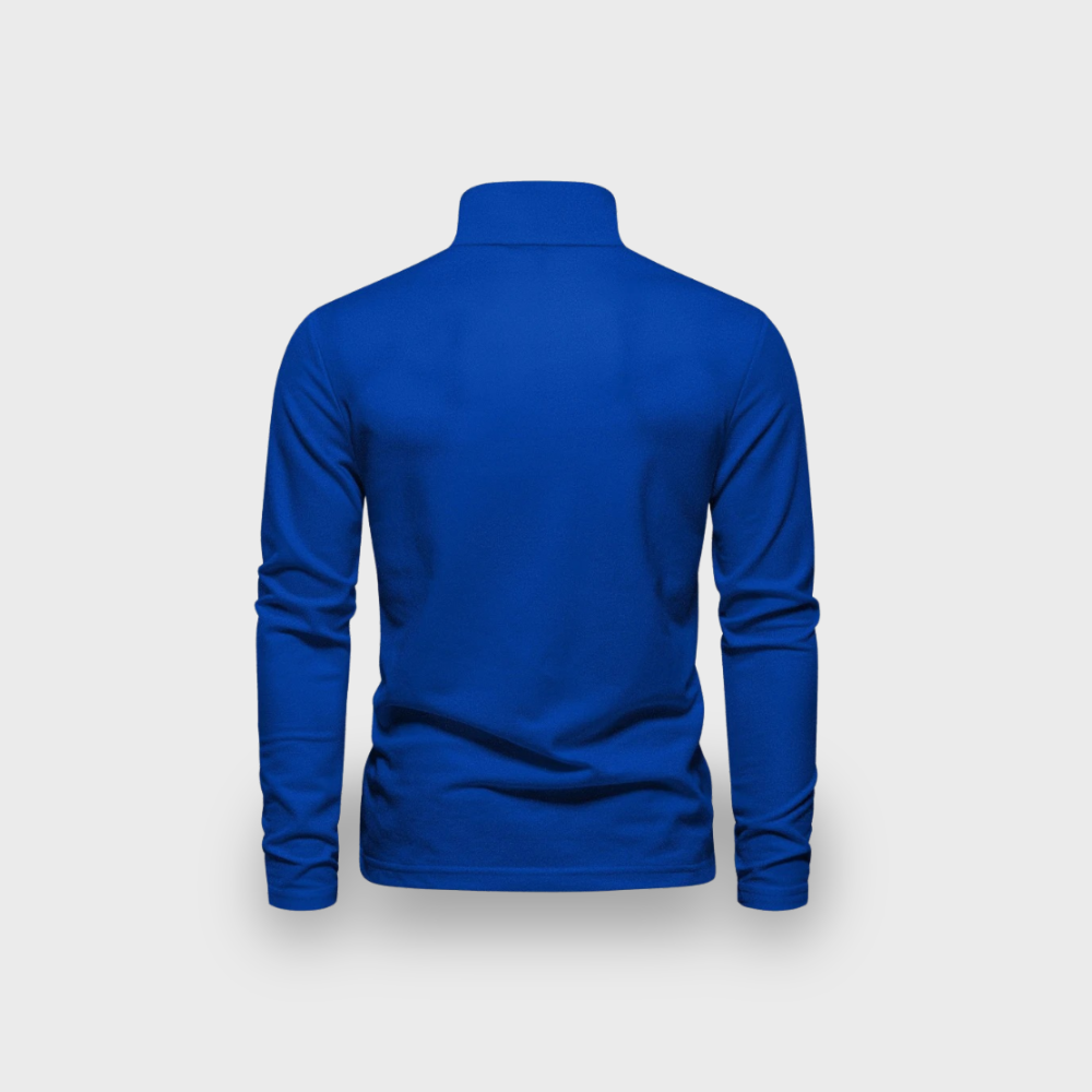 Lex & Baron | Men's Long Sleeve Polo Shirt - Smart Casual Everyday Top