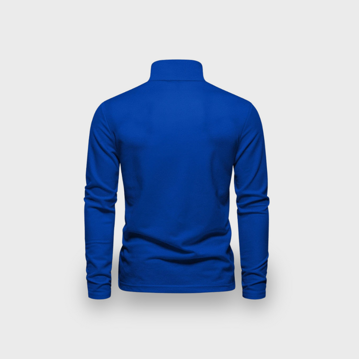 Lex & Baron | Men's Long Sleeve Polo Shirt - Smart Casual Everyday Top