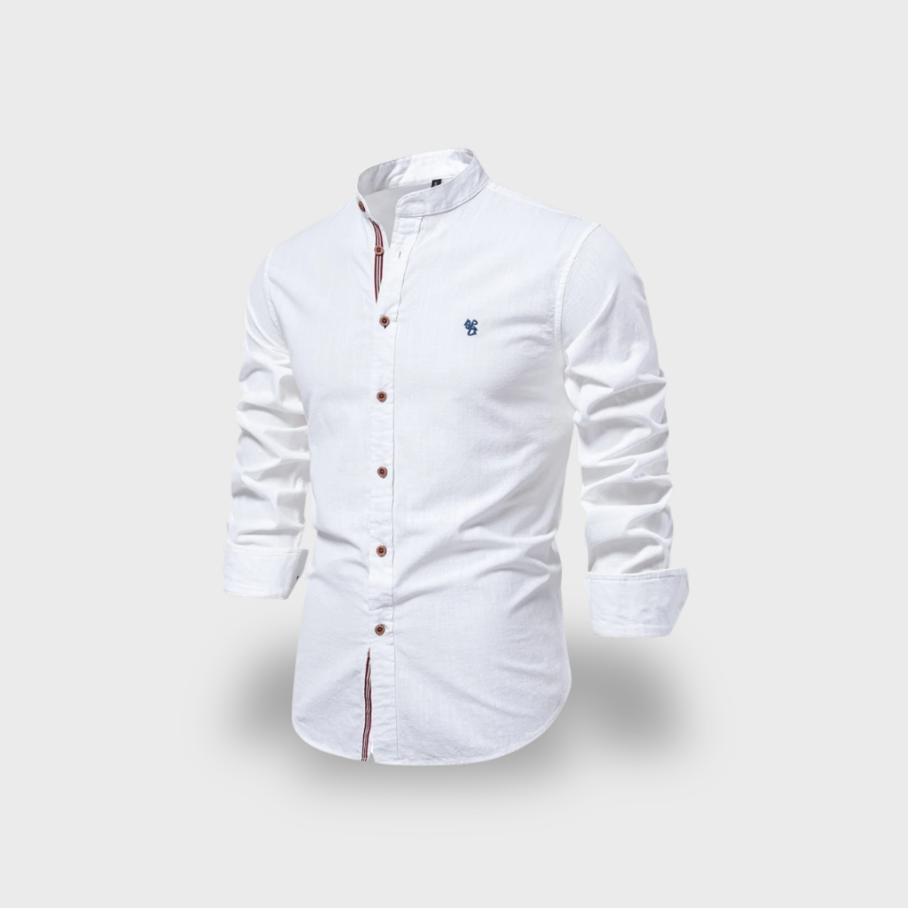 Lex & Baron | Men's Collar Shirt - Long Sleeve Slim Fit