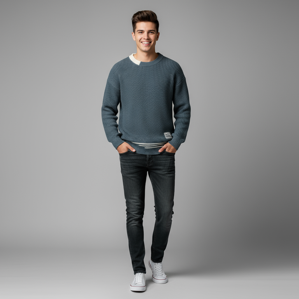 Chris | Men's Crewneck Sweater