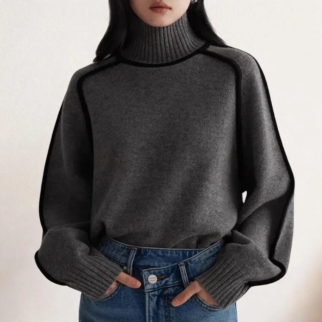 Amelia | Women's Turtleneck Sweater