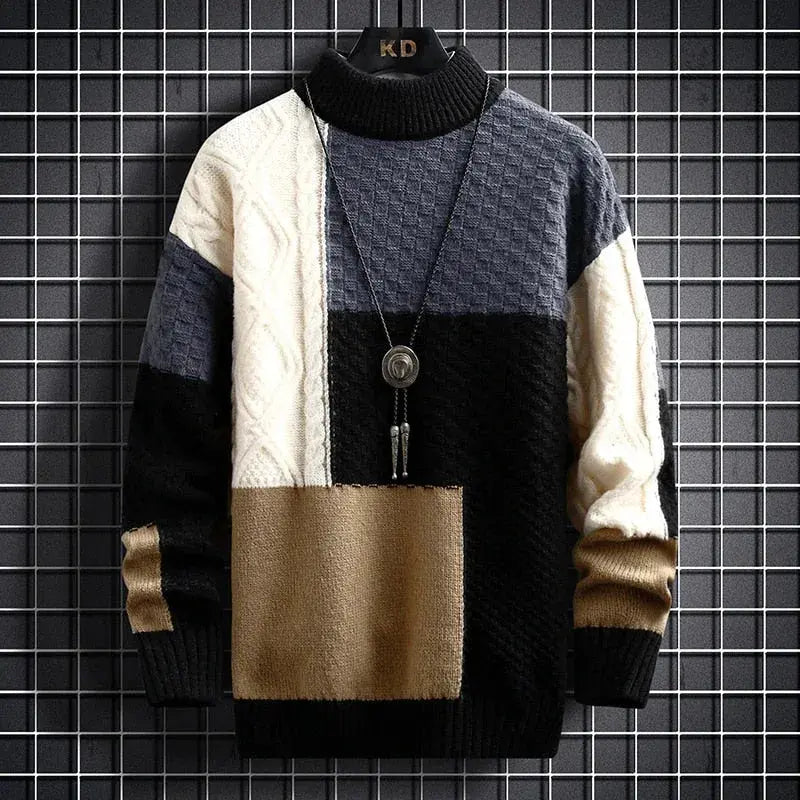 Patrick | Men's Patchwork Sweater