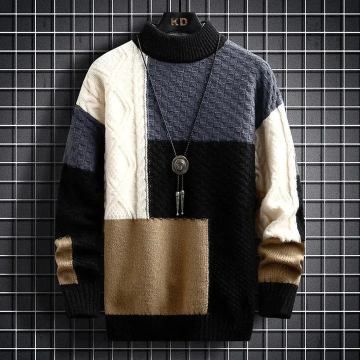 Patrick | Men's Patchwork Sweater