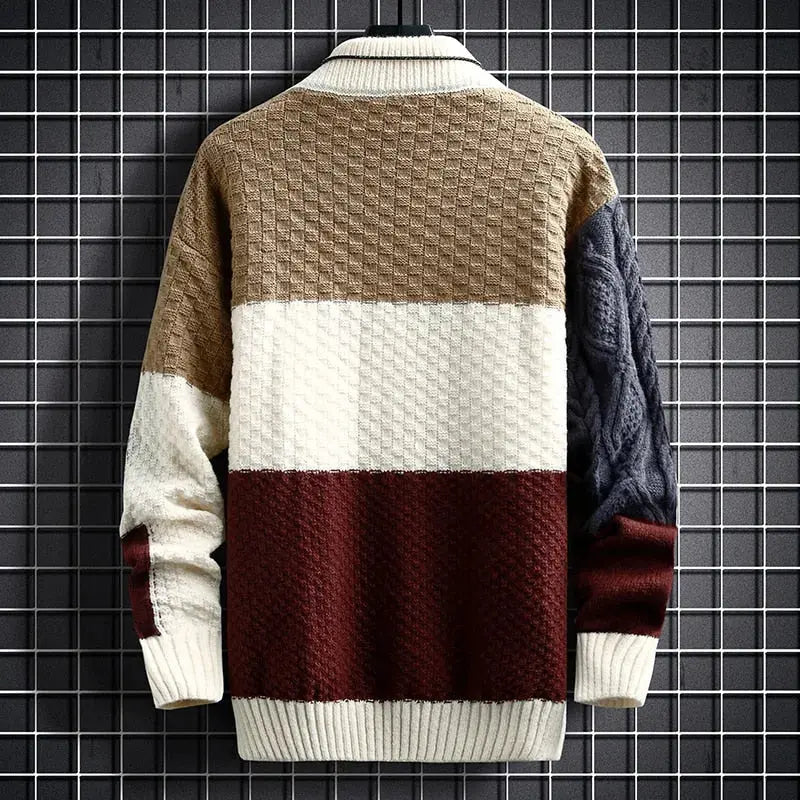 Patrick | Men's Patchwork Sweater