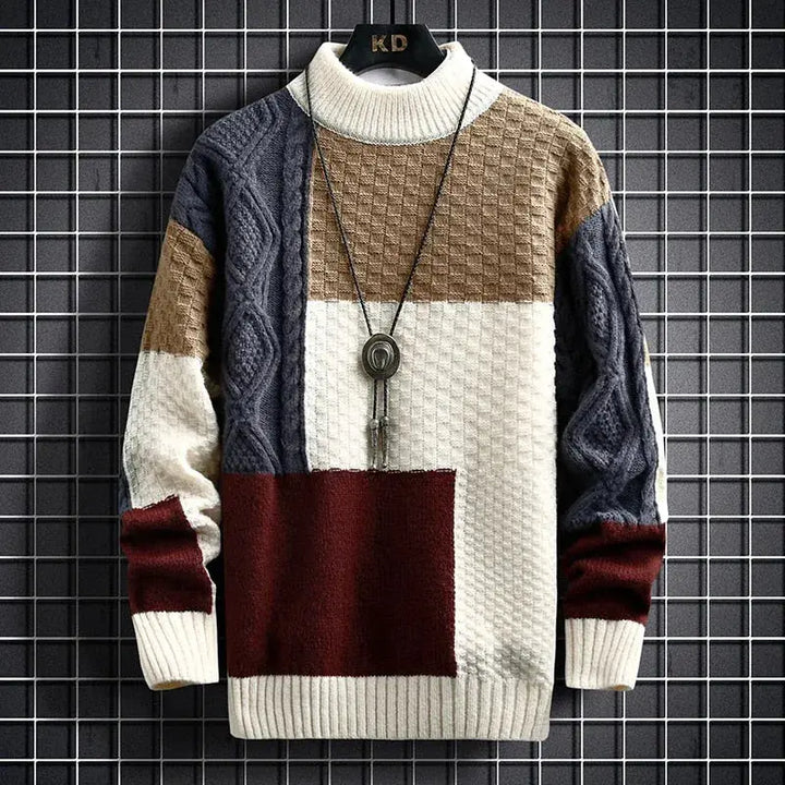 Patrick | Men's Patchwork Sweater