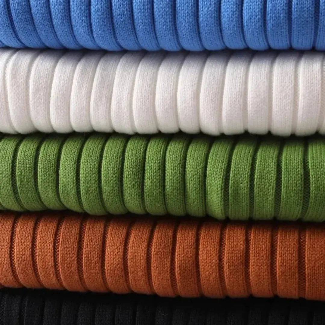 Isac | Ribbed Knit Turtleneck Sweater