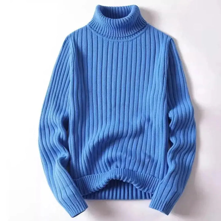 Isac | Ribbed Knit Turtleneck Sweater