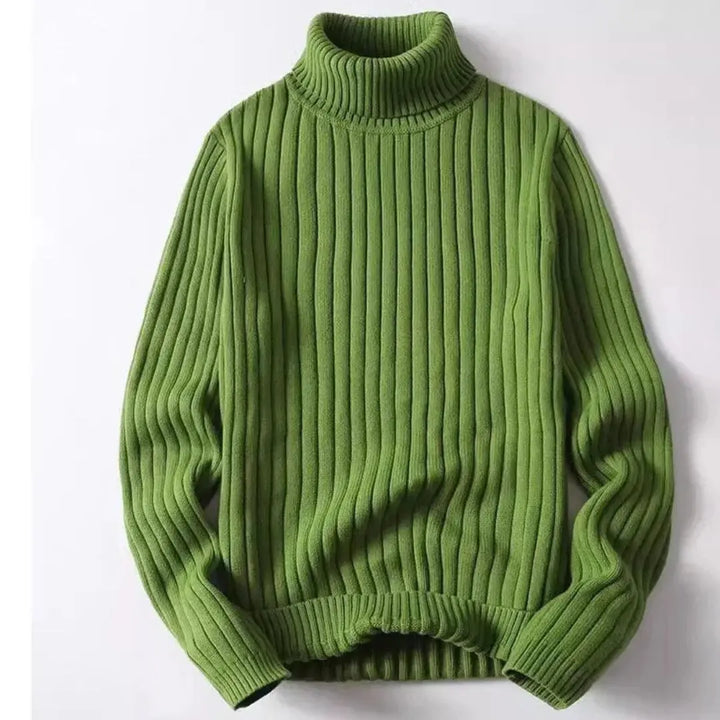 Isac | Ribbed Knit Turtleneck Sweater