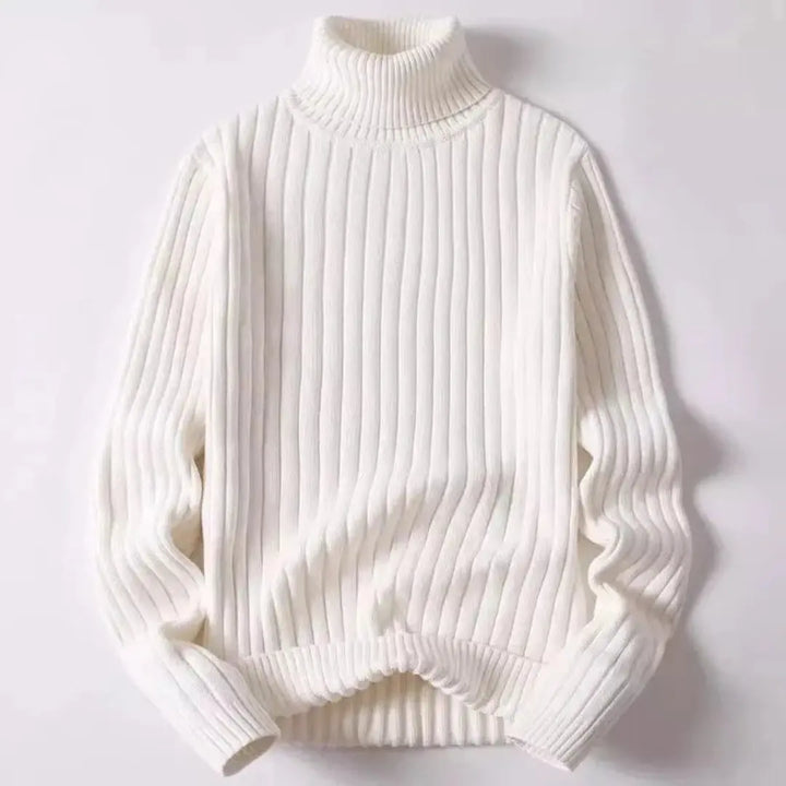 Isac | Ribbed Knit Turtleneck Sweater