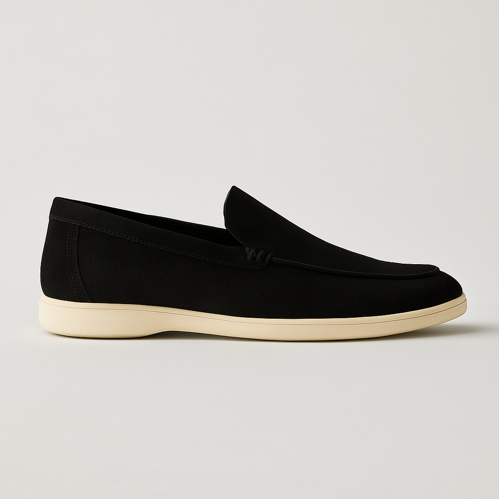 Lex & Baron | Men's Suede Loafers - Summer Walk Style Slip-On Shoes