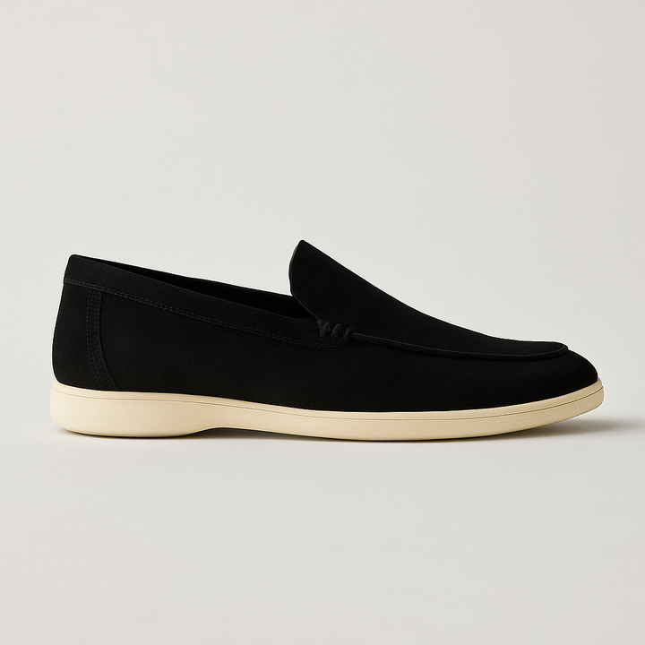 Lex & Baron | Men's Suede Loafers - Summer Walk Style Slip-On Shoes