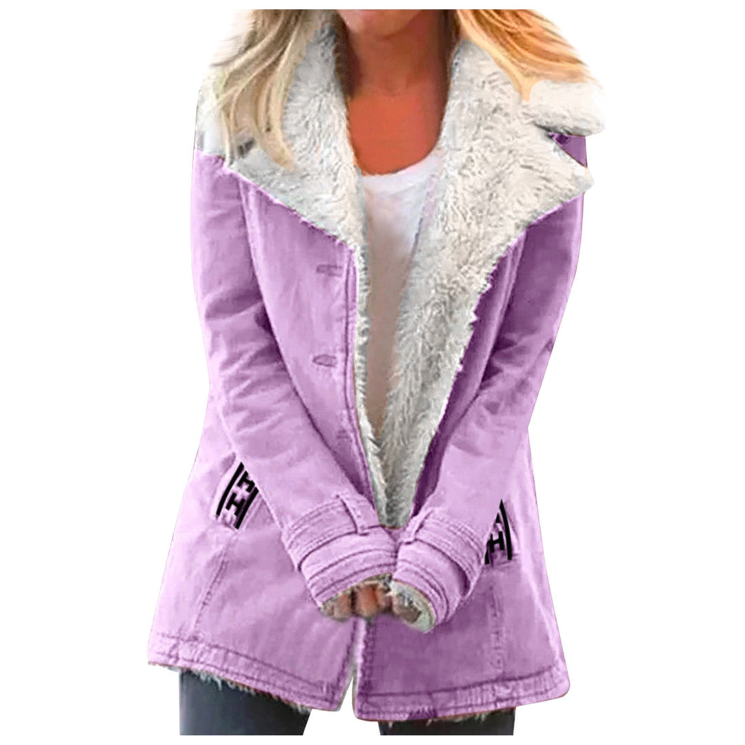"Elevieve Norey" Faux shearling-lined parka coat