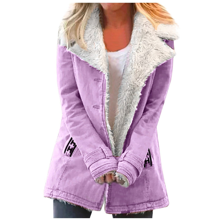 "Elevieve Norey" Faux shearling-lined parka coat