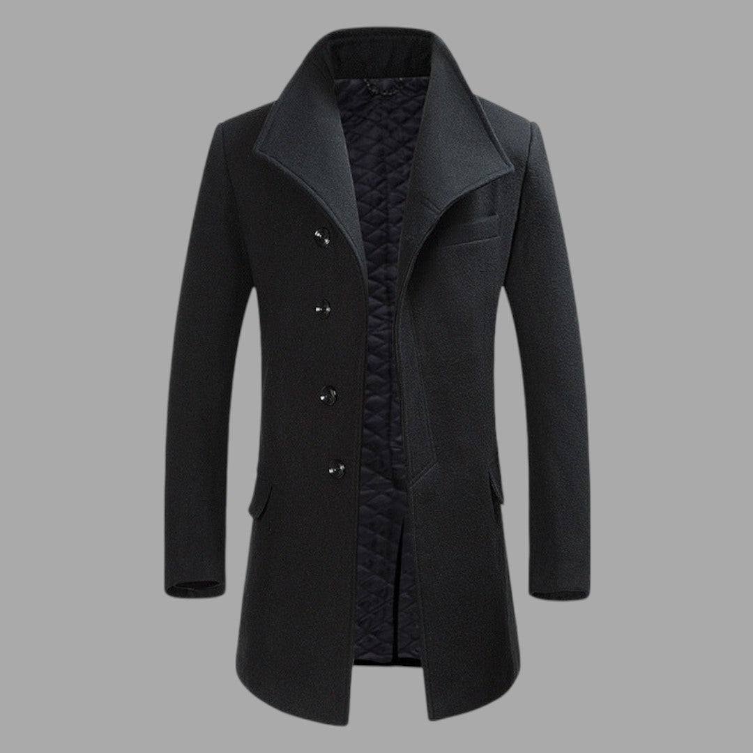 James | Men’s Classic Wool Overcoat