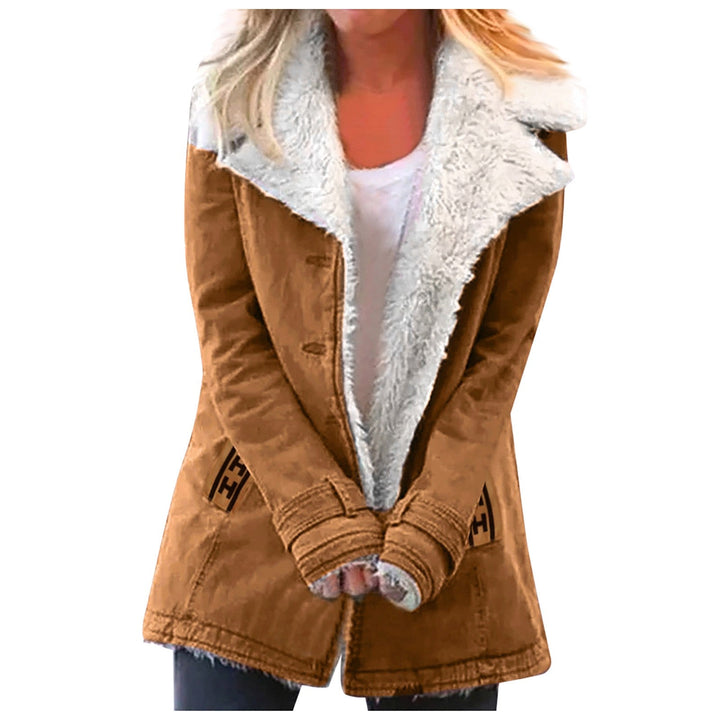 "Elevieve Norey" Faux shearling-lined parka coat