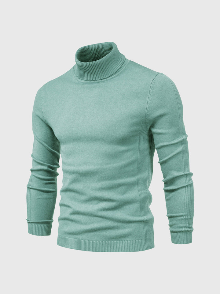 Men's Turtleneck Sweater, Washable