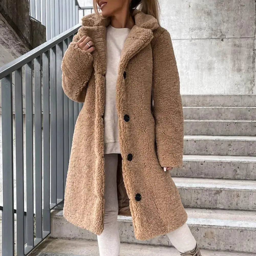 Women's Cozy Teddy Coat - Ultimate Warmth, Soft Long Jacket, Stylish Winter Outerwear
