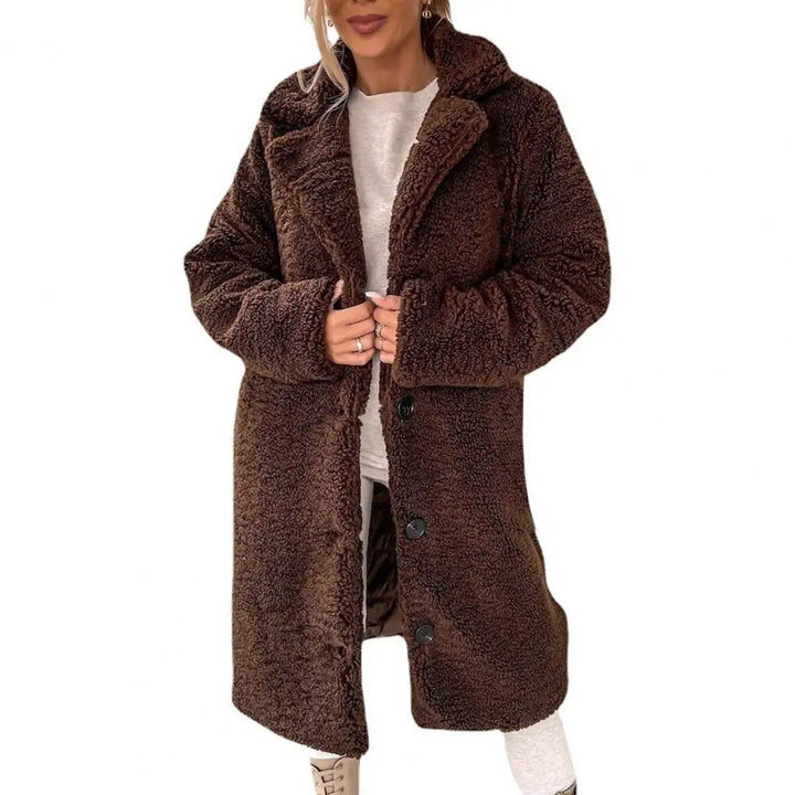 Women's Cozy Teddy Coat - Ultimate Warmth, Soft Long Jacket, Stylish Winter Outerwear