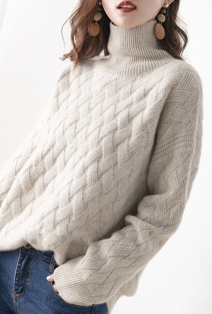 Daria Cashmere Knit Sweater