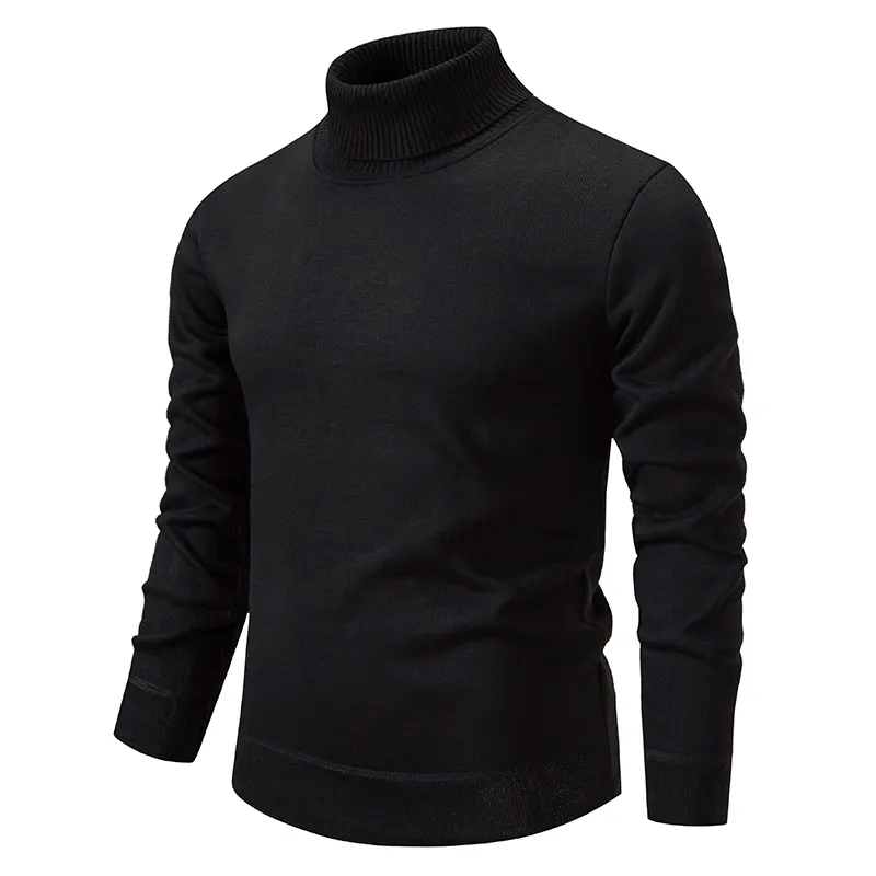 Cotton Turtleneck Sweater for Men - Soft and High Quality