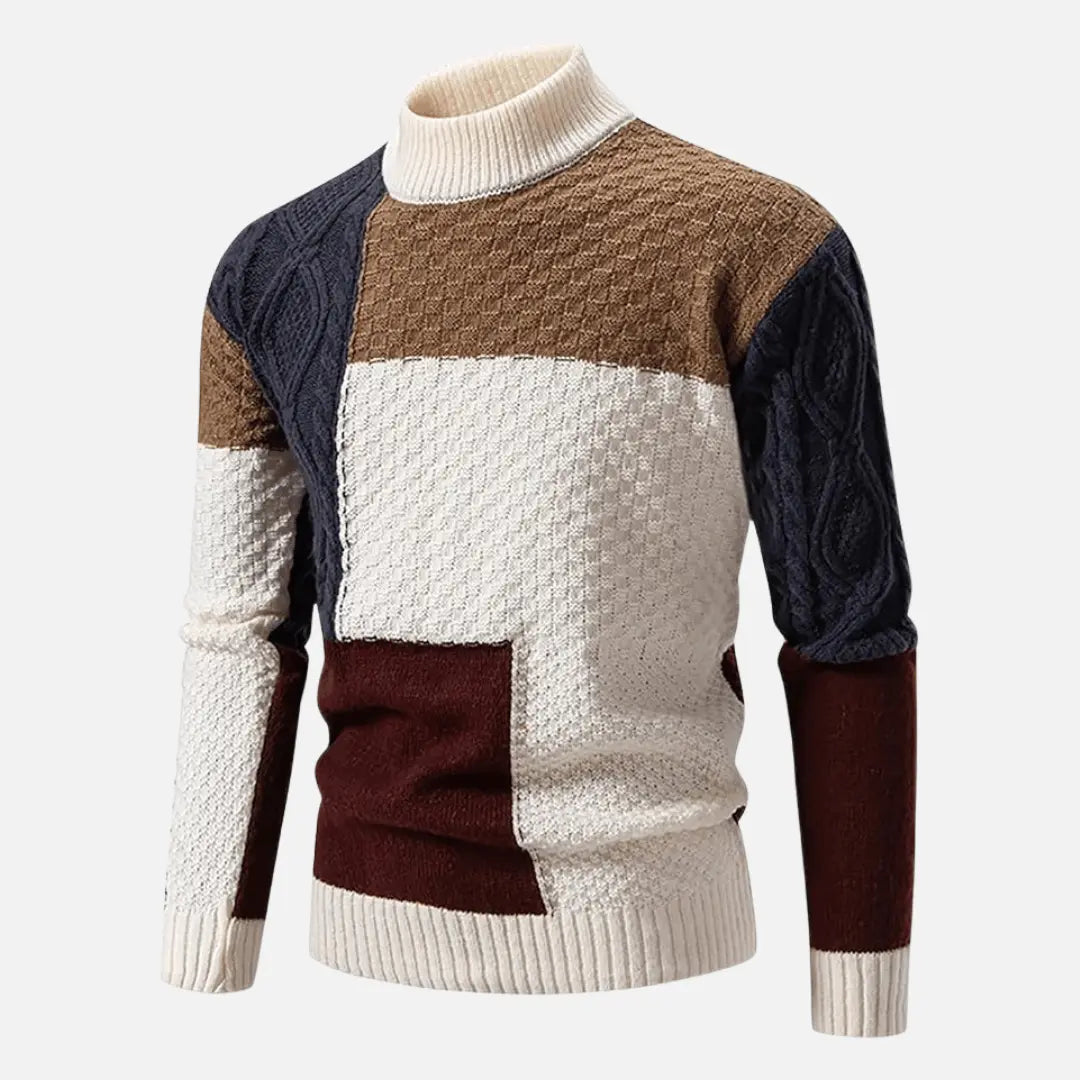 Patrick | Men's Patchwork Sweater