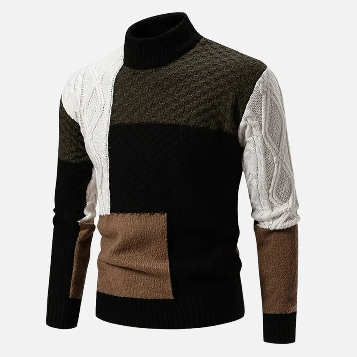 Patrick | Men's Patchwork Sweater