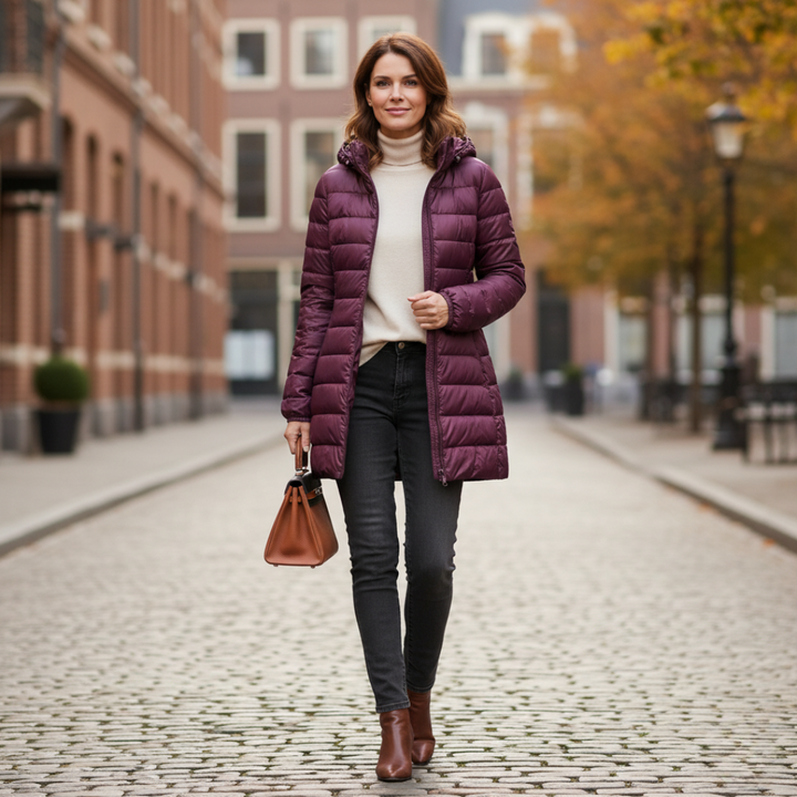 "Emy Ives" Packable down puffer coat