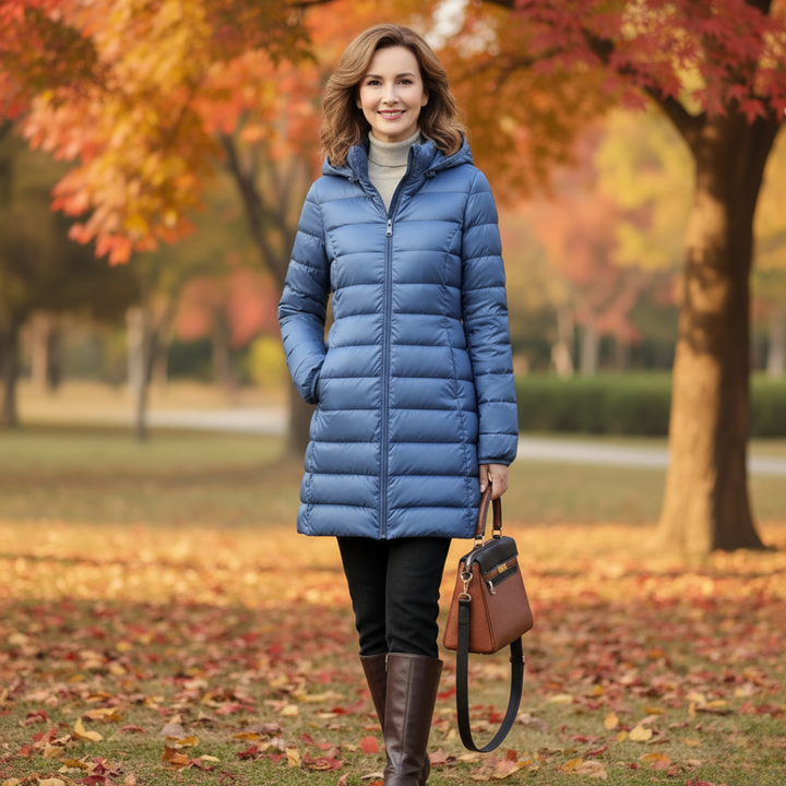 "Emy Ives" Packable down puffer coat
