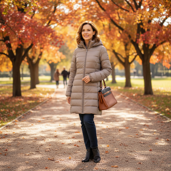 "Emy Ives" Packable down puffer coat