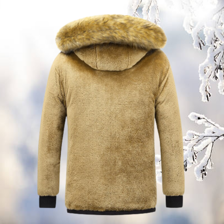 Warm Winter Down Parka with Fur Hood - Insulated Jacket for Extreme Cold Weather