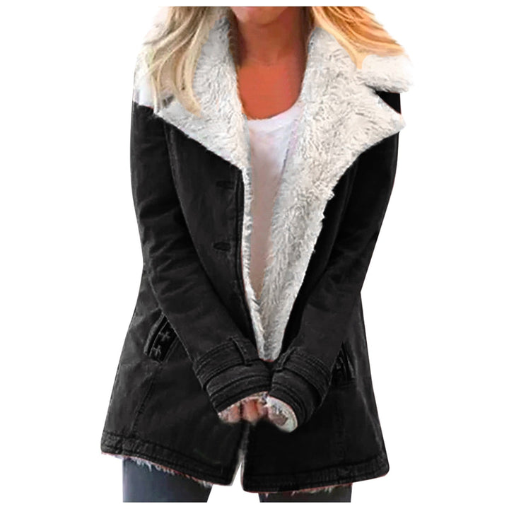"Elevieve Norey" Faux shearling-lined parka coat