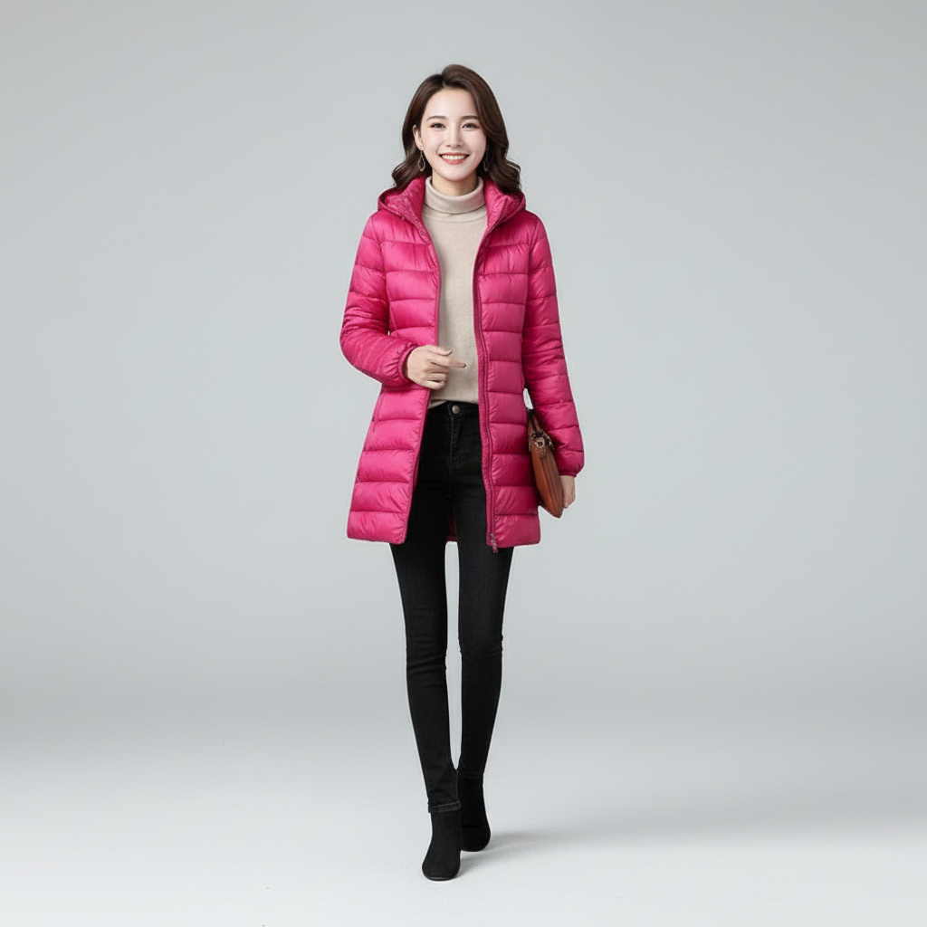 Emma | Packable down puffer coat
